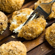 Breaded Soft Cheese With Garlic