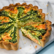 Smoked Salmon and Broccoli Tart