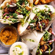 Roasted Cauliflower Pita