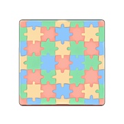 Colorful Puzzle Flooring