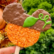 Mickey Pumpkin Rice Krispie Treat