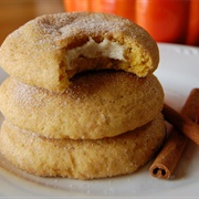 Pumpkin Snickerdoodles With Cream Cheese Filling