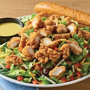 Crispy Chicken Tender Salad