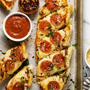 Pepperoni Pizza Garlic Bread