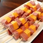 Sausage Cheese Skewers