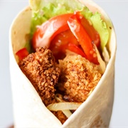 Southern Fried Chicken Wrap