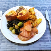 Gammon Roast Dinner