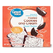 Great Value Frosted Cookies and Cream Toaster Pastries