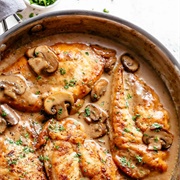 Chicken Marsala in Marsala, Sicily