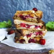 Brie, Cranberry &amp; Walnut Sandwich