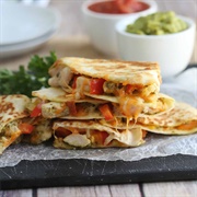 Pesto Chicken Quesadilla