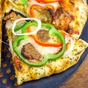 Sausage Pepper Pizza