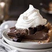 Pie With Whip Topping