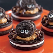 Halloween Oreo Spiders