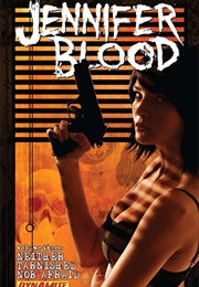 Jennifer Blood (Dynamite); Vol. 3: Neither Tarnished nor Afraid (Al Ewing)