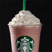 Starbucks Strawberries Creme Frappuccino