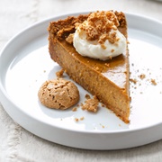 Amaretti Pumpkin Pie