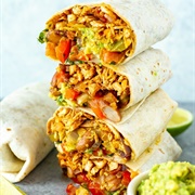 Pulled Chicken Burrito