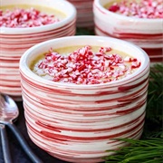 Peppermint Eggnog Pudding