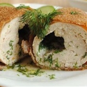 Chicken Kiev in Kiev, Ukraine