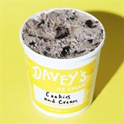 Davey&#39;s Ice Cream Vegan Cookies &amp; Cream Ice Cream