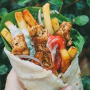 Vegan Greek Slouvaki