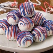 4 Rivers Smokehouse Red, White &amp; Blue Cake Balls