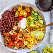 Pulled Chicken Burrito Bowl