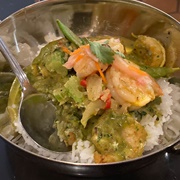 Green Curry Shrimp