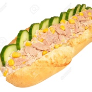 Tuna Mayo, Cucumber &amp; Sweetcorn Sandwich