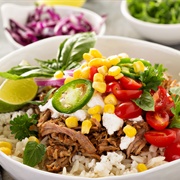 Pork Burrito Bowl