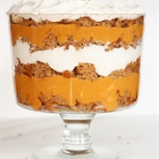 Pumpkin Butterscotch Spice Cake Trifle