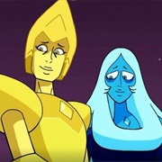 Yellow Diamond X Blue Diamond