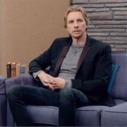 9. Dax Shepard Wears a Heather Grey Shirt and Black Blazer