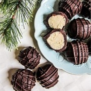 Vegan Eggnog Truffles