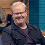 15. Jim Gaffigan Wears a Blue Jacket &amp; Plum T-Shirt