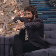 40. Josh Groban Wears a Blue Blazer and Shiny Black Shoes