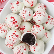 Candy Cane Oreo Truffles