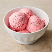 Strawberries and Cream Ice Cream