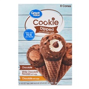 Great Value Cookie Dipped With Chocolate Cone Variety Pack