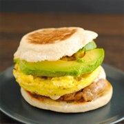 Peak 10 - Egg Whites, Chicken Sausage, Cheese and Avocado