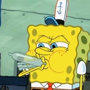 SpongeBob Blowing Up a Condom