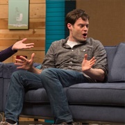 9. Bill Hader Wears a Grey Button Down Shirt &amp; Sneakers