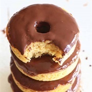 Chocolate Iced Pumpkin Donut