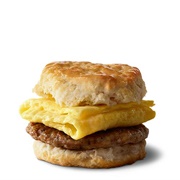 Sausage Biscuit With Egg