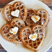 Heart Waffles