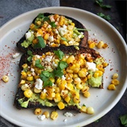 Avocado Corn Toast