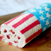 Flag Roll Cake