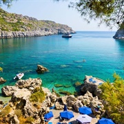 Anthony Quinn Bay, Rhodes, Greece