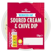 Reduced Fat Soured Cream &amp; Chive Dip